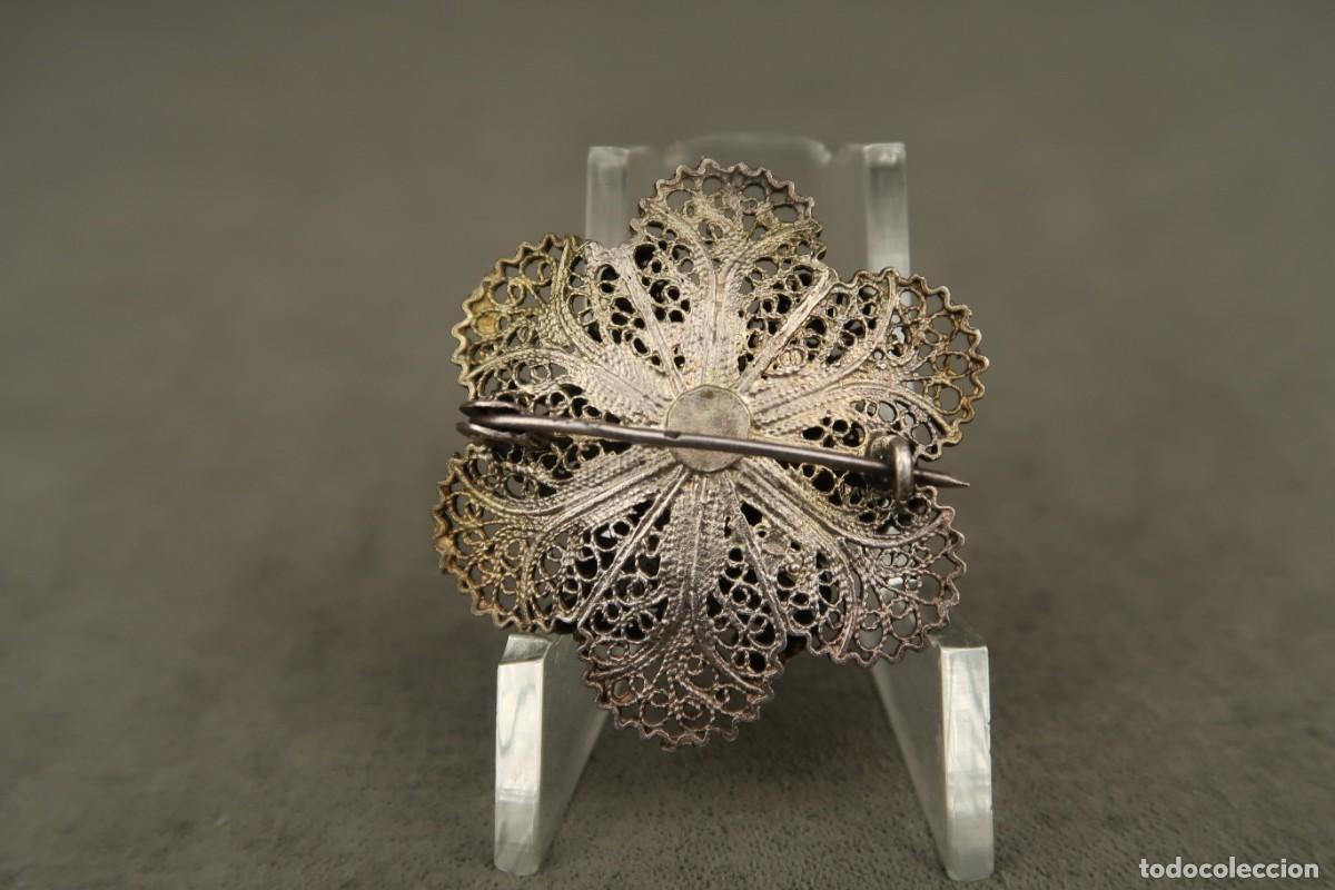Joyeria: Antiguo Broche de Plata Filigrana - Foto 7