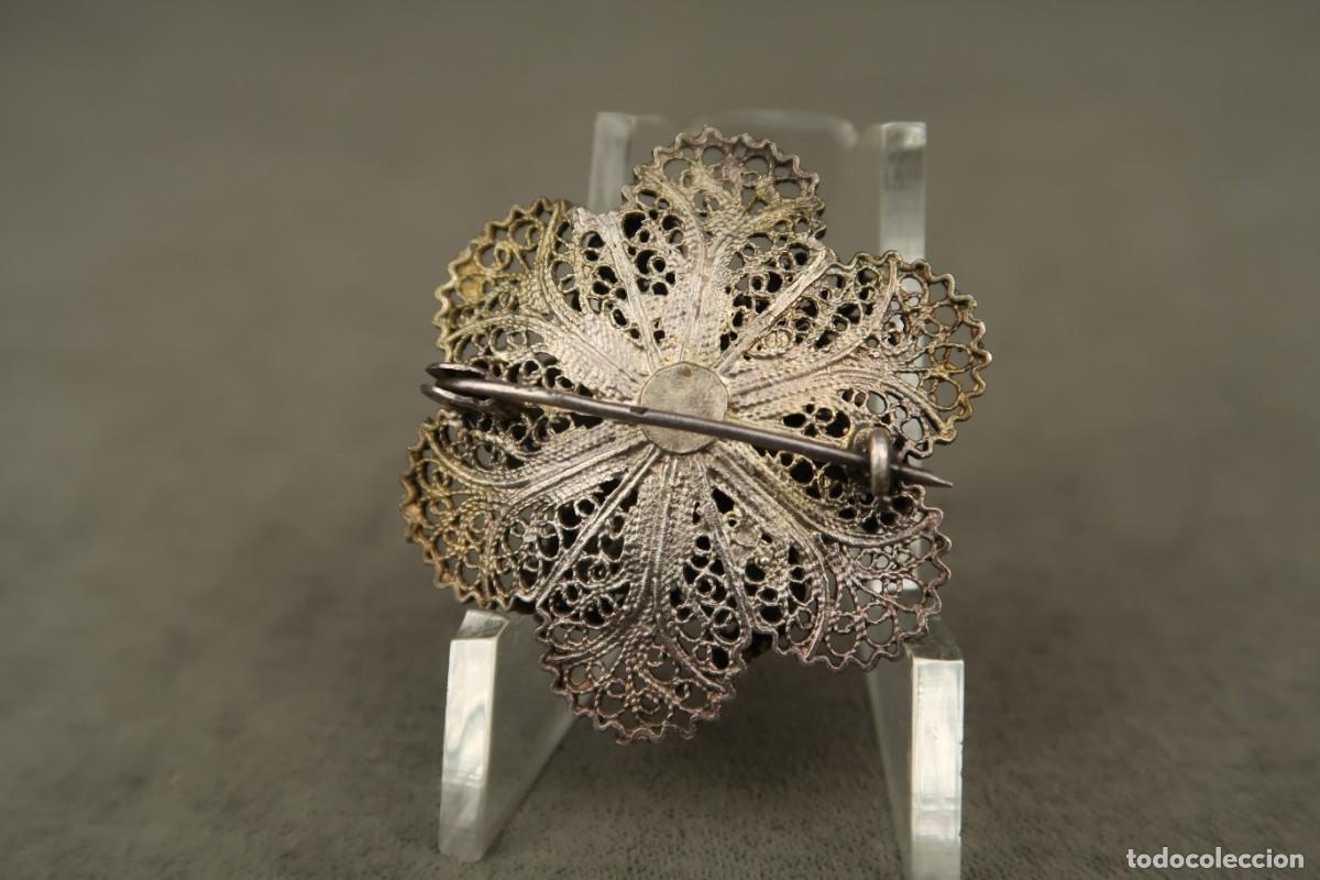 Joyeria: Antiguo Broche de Plata Filigrana - Foto 8