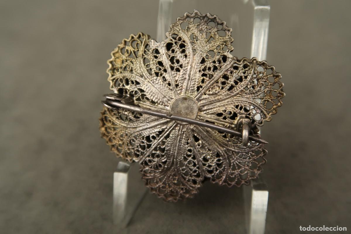 Joyeria: Antiguo Broche de Plata Filigrana - Foto 9