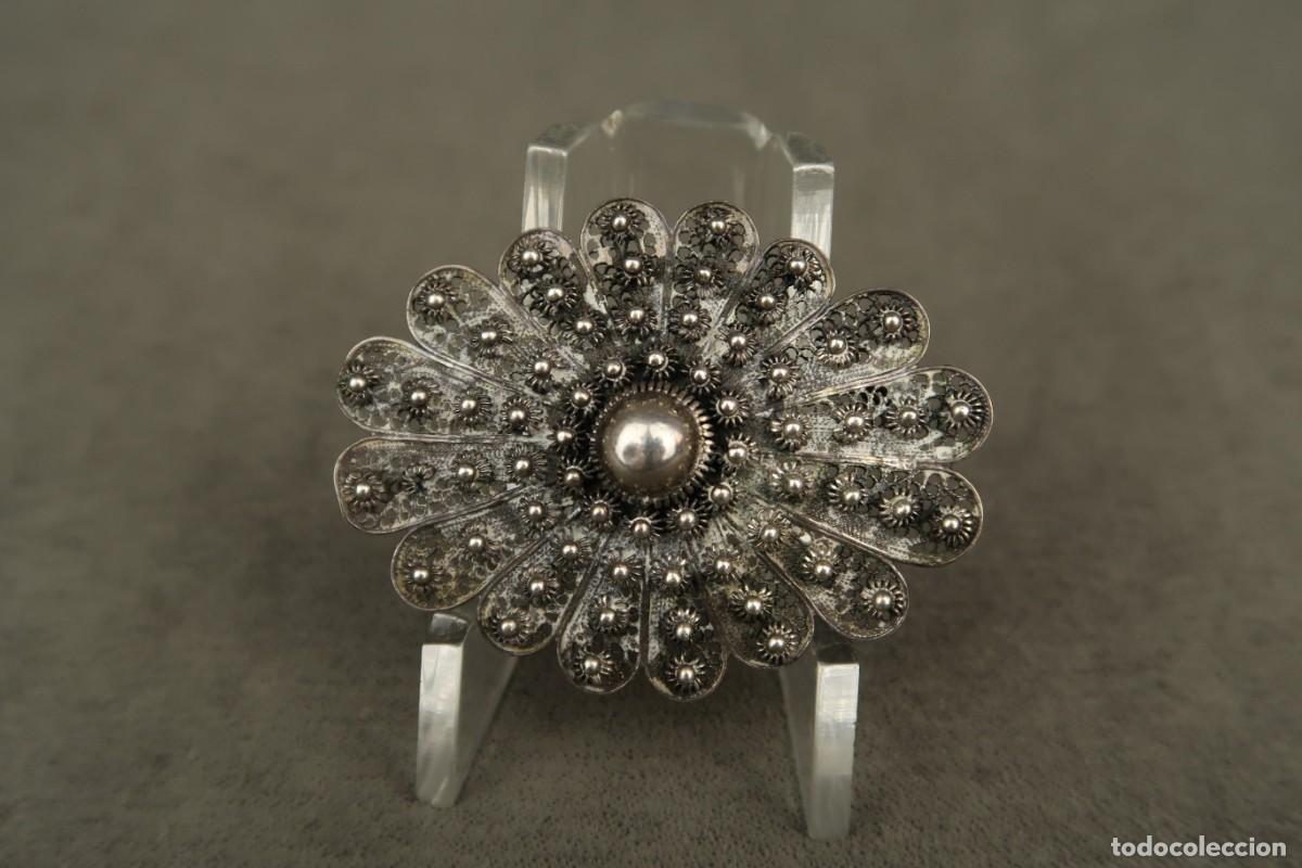 Joyeria: Antiguo Broche de Plata Filigrana - Foto 7