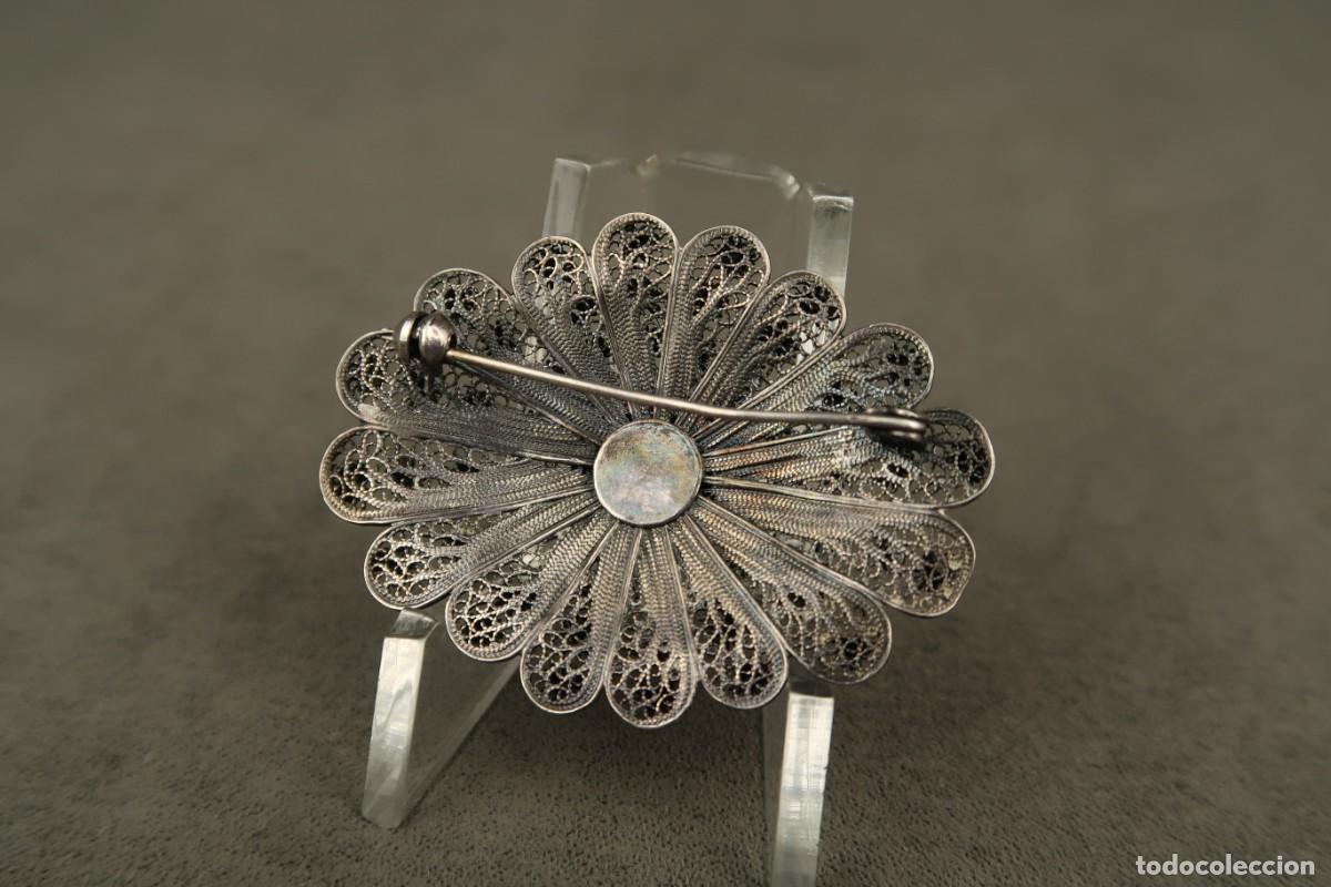 Joyeria: Antiguo Broche de Plata Filigrana - Foto 8