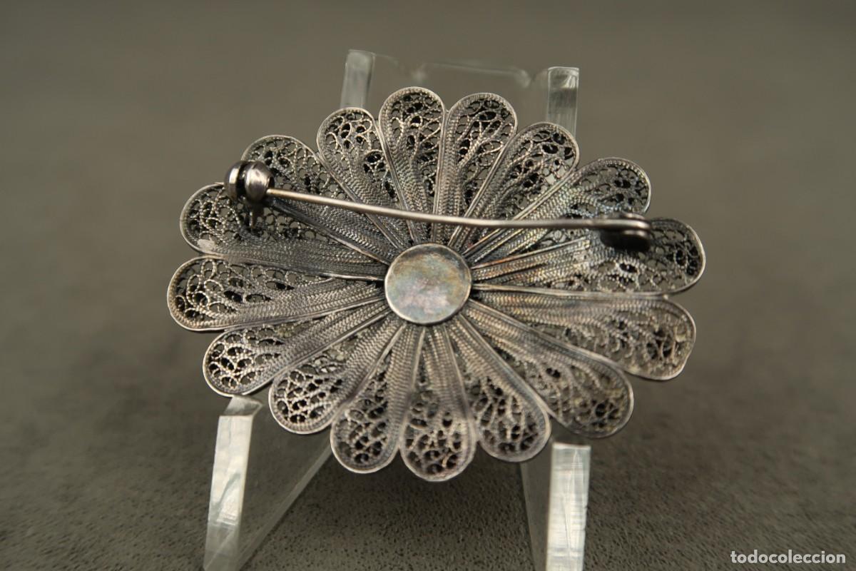Joyeria: Antiguo Broche de Plata Filigrana - Foto 10