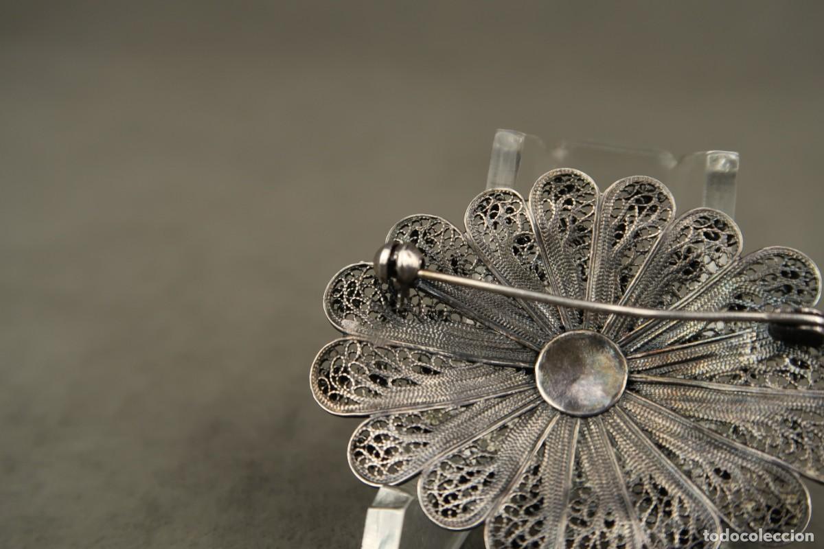 Joyeria: Antiguo Broche de Plata Filigrana - Foto 11