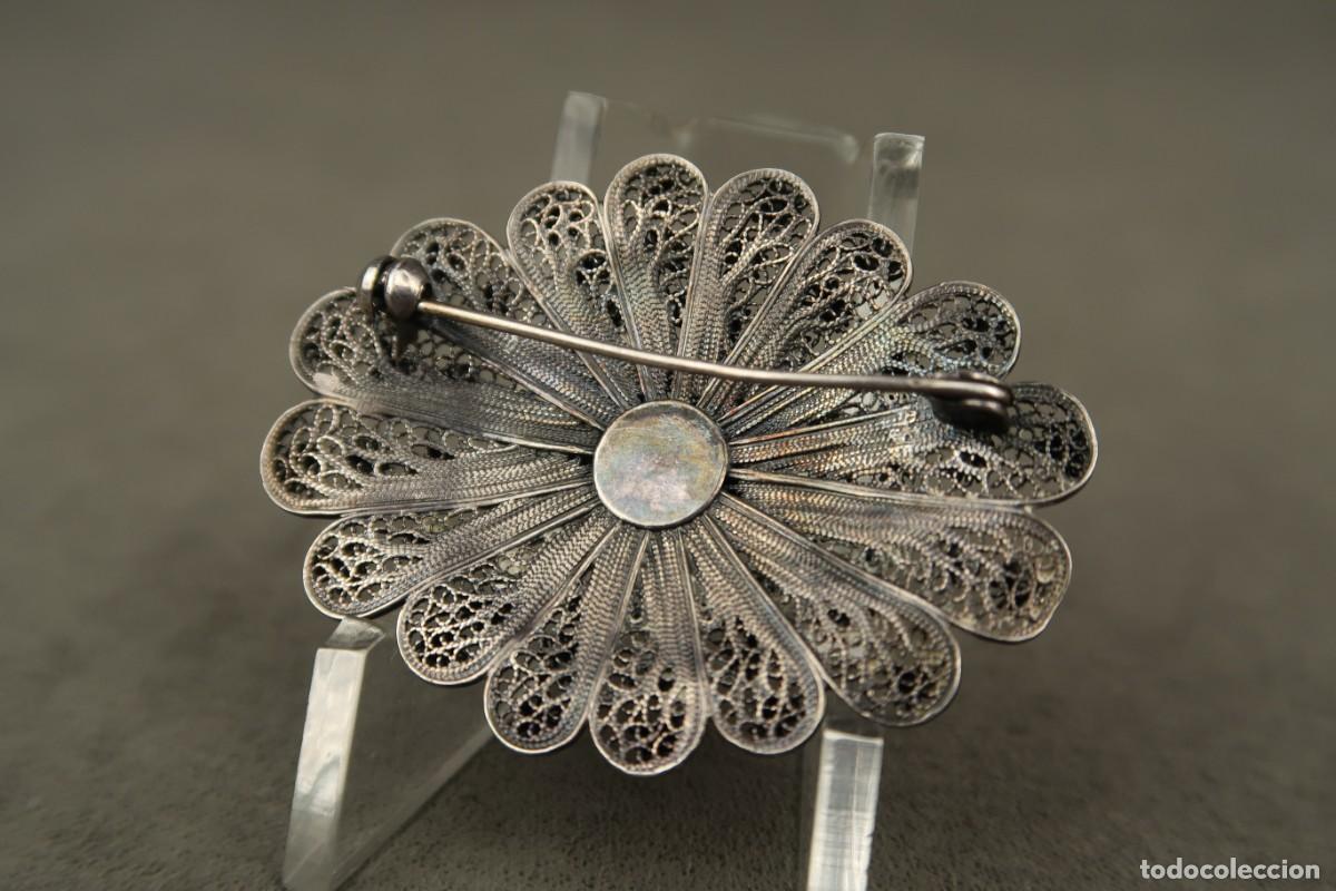 Joyeria: Antiguo Broche de Plata Filigrana - Foto 12