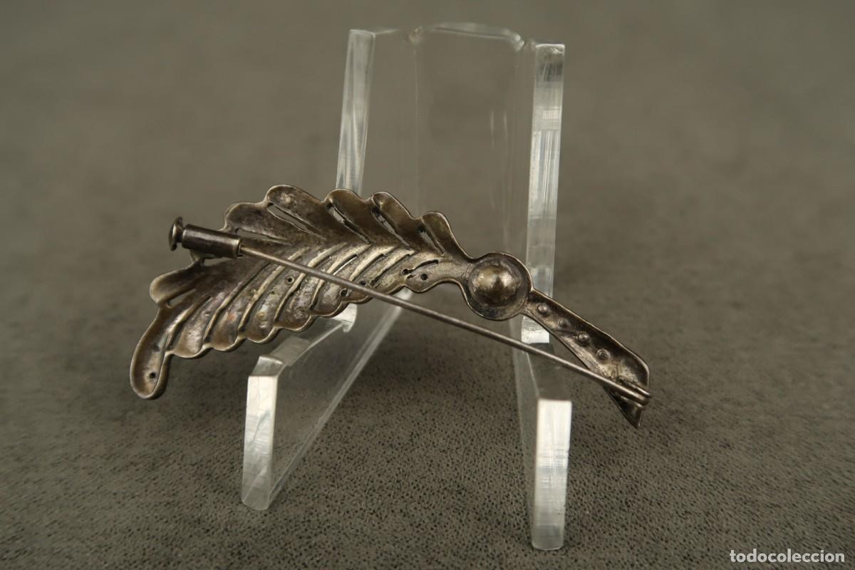 Joyeria: Antiguo Broche de Plata con Marcasitas - Foto 6