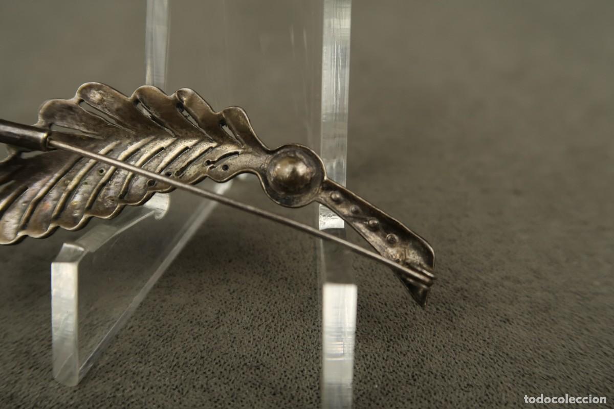 Joyeria: Antiguo Broche de Plata con Marcasitas - Foto 8
