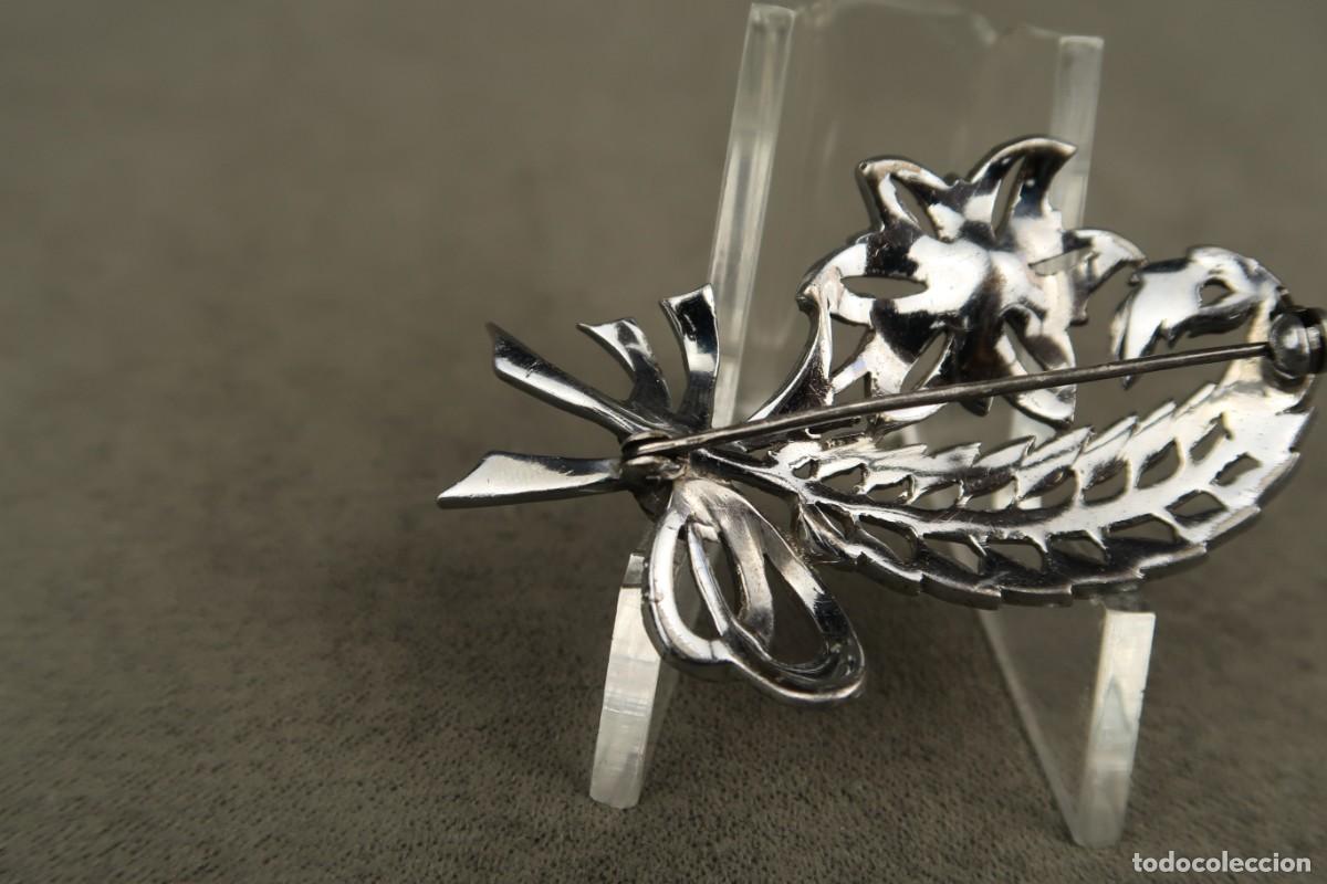 Joyeria: Antiguo Broche de Plata con Marcasitas - Foto 8