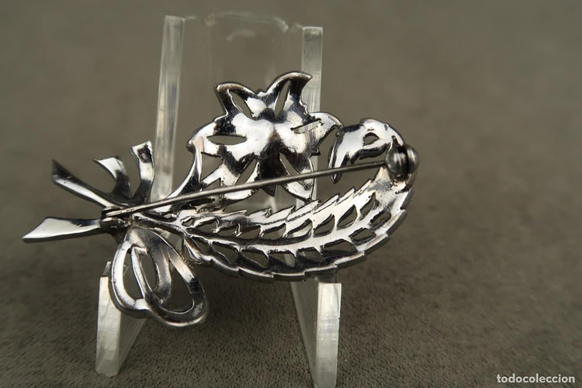 Joyeria: Antiguo Broche de Plata con Marcasitas - Foto 9
