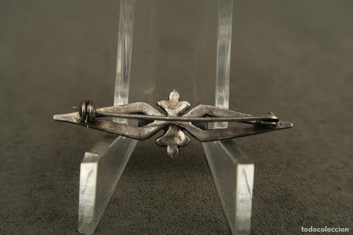 Joyeria: Antiguo Broche de Plata con Marcasitas - Foto 6