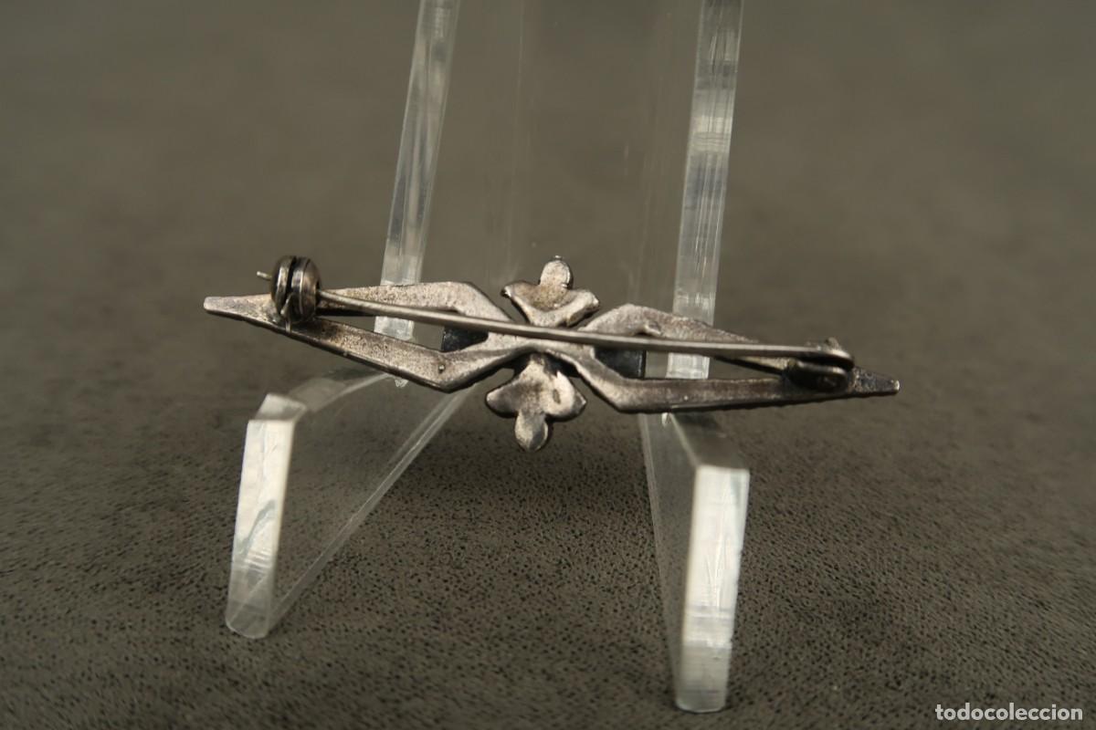 Joyeria: Antiguo Broche de Plata con Marcasitas - Foto 7