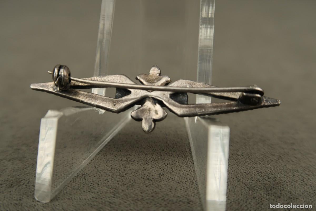 Joyeria: Antiguo Broche de Plata con Marcasitas - Foto 9