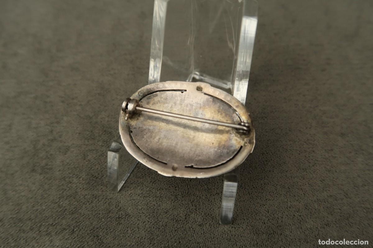 Joyeria: Antiguo Broche de Plata con Marcasitas y &Oacute;nix - Foto 8