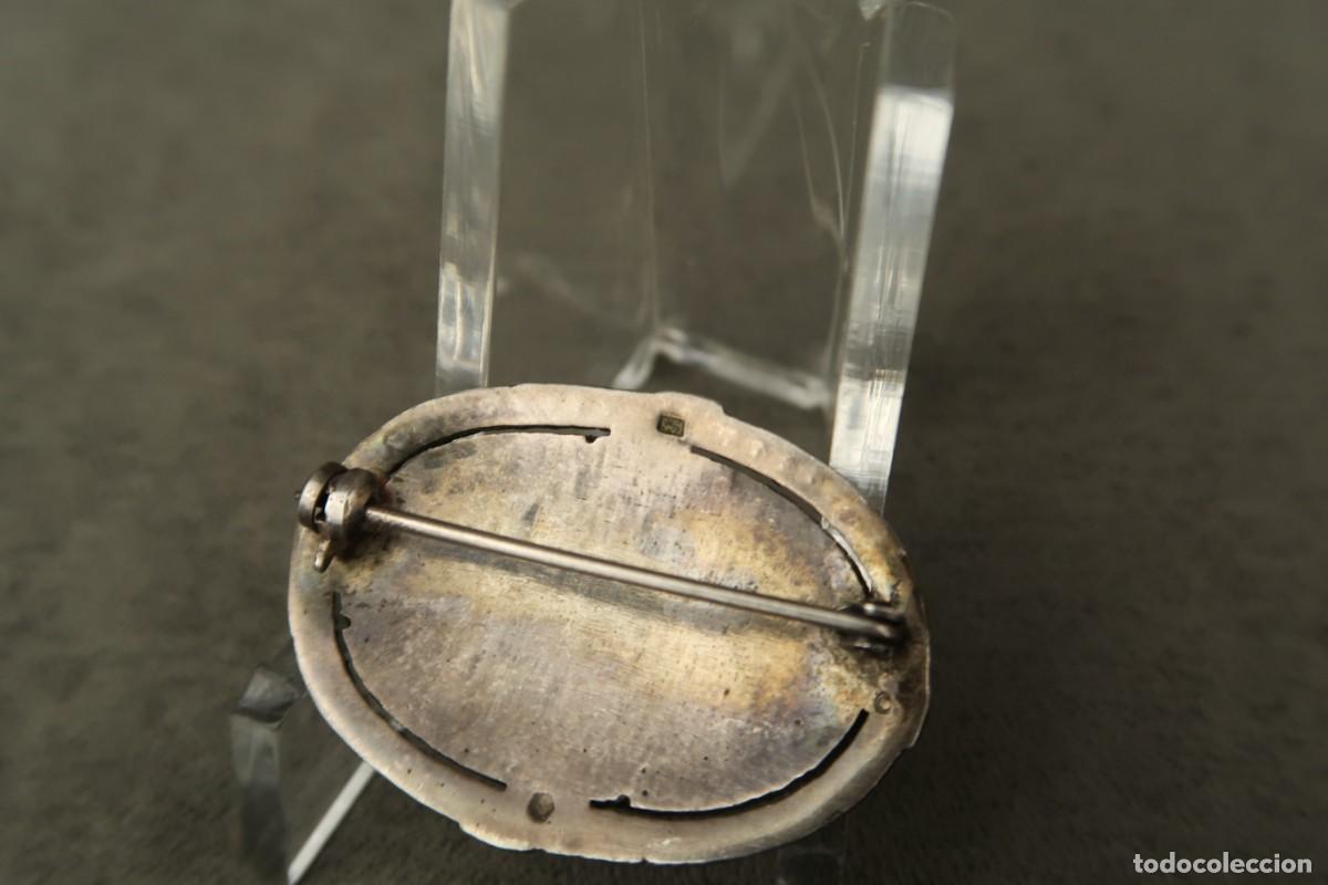 Joyeria: Antiguo Broche de Plata con Marcasitas y &Oacute;nix - Foto 9