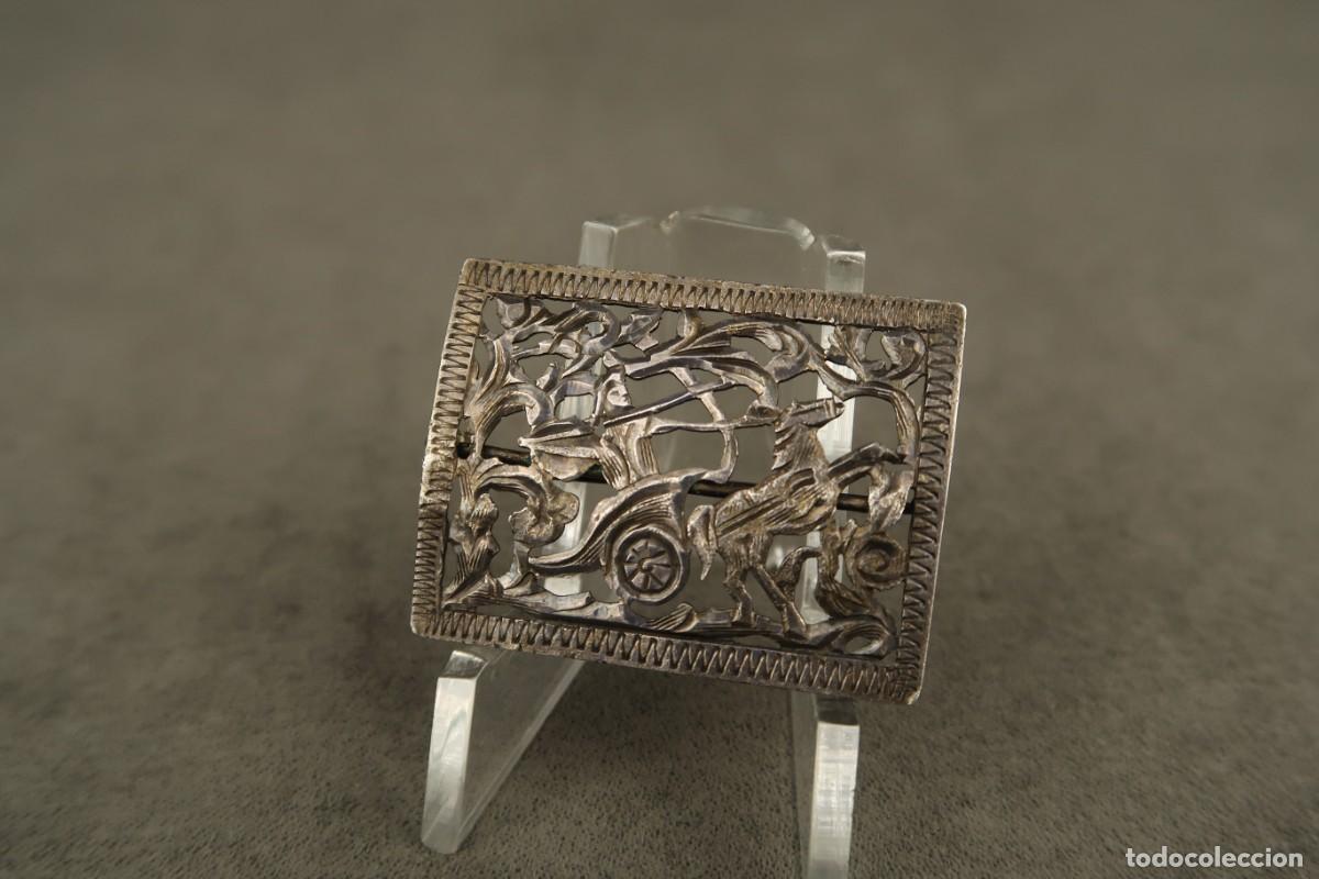 Joyeria: Antiguo Broche de Plata - Foto 1