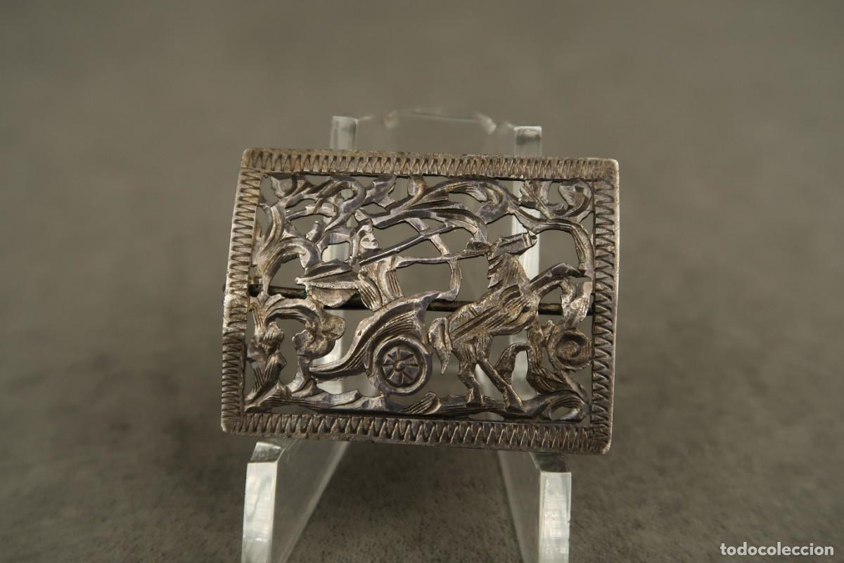 Joyeria: Antiguo Broche de Plata - Foto 2