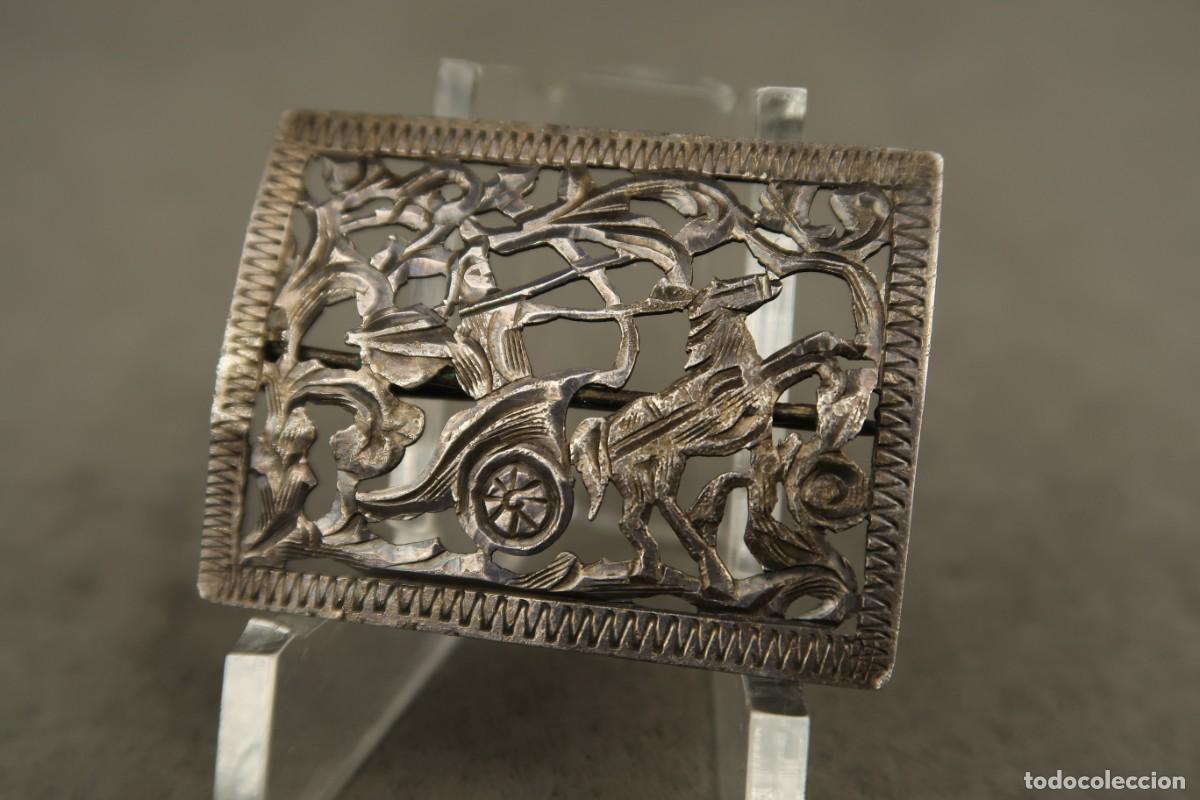 Joyeria: Antiguo Broche de Plata - Foto 4
