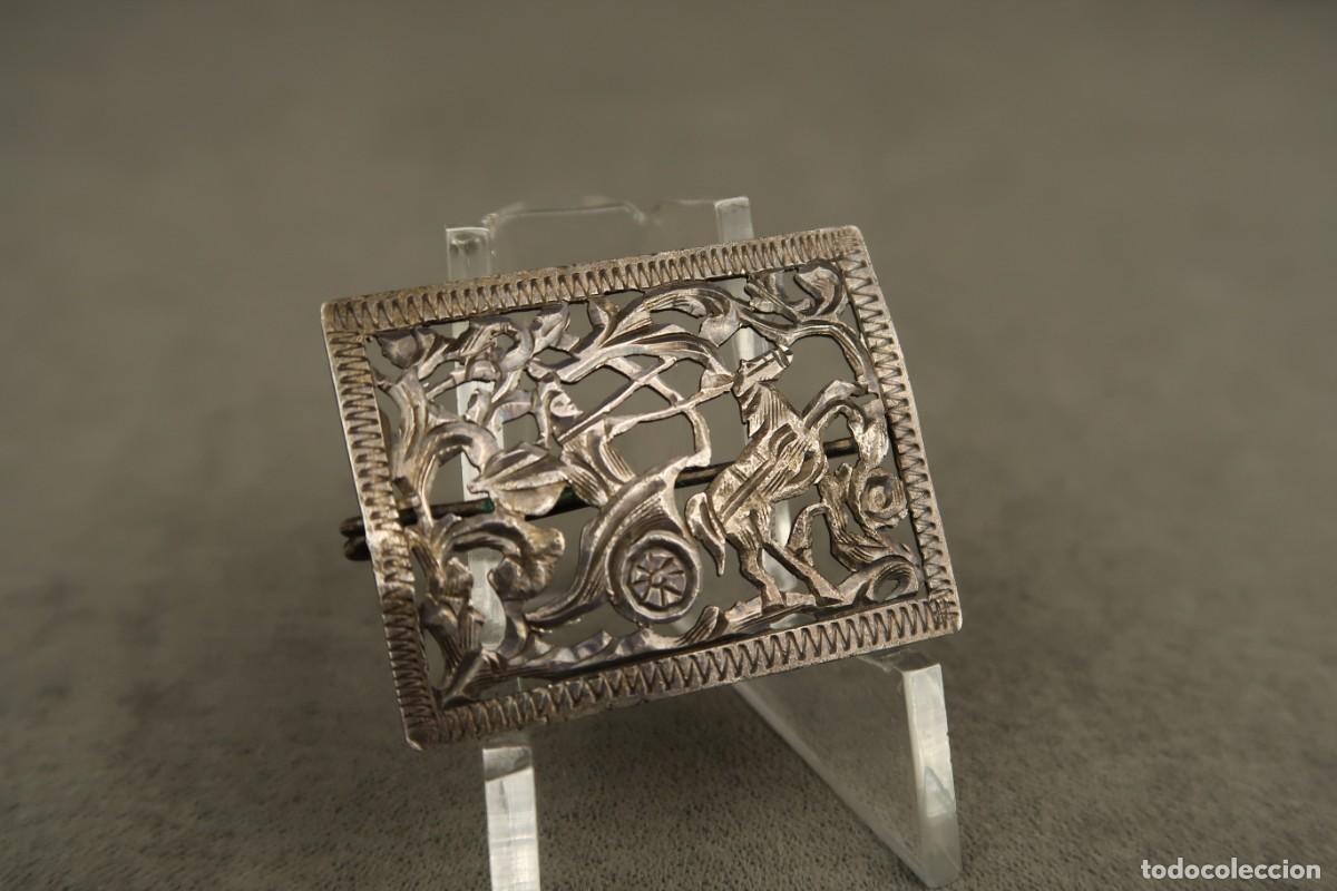 Joyeria: Antiguo Broche de Plata - Foto 5
