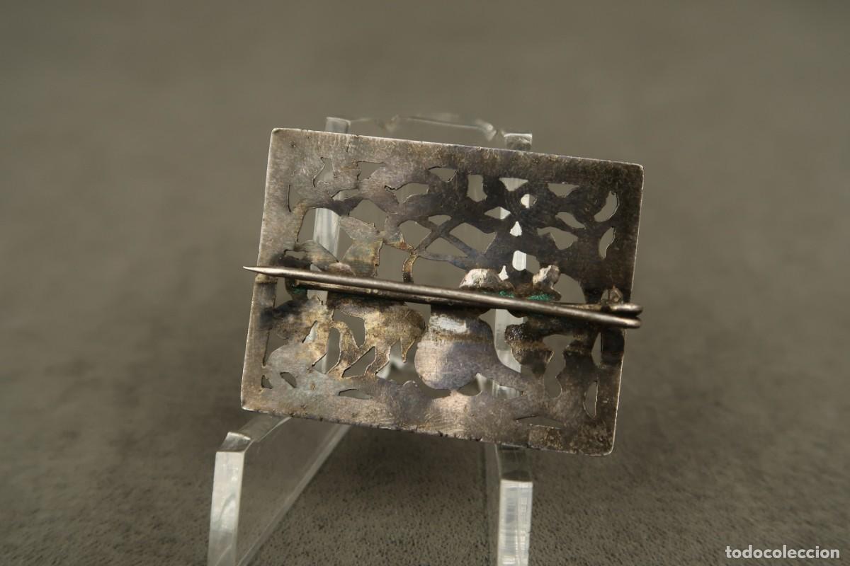Joyeria: Antiguo Broche de Plata - Foto 6
