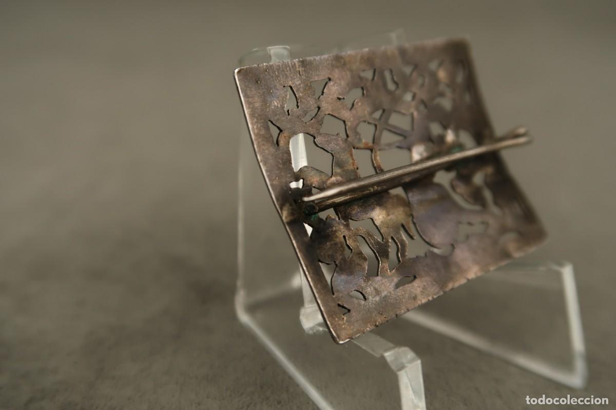 Joyeria: Antiguo Broche de Plata - Foto 8