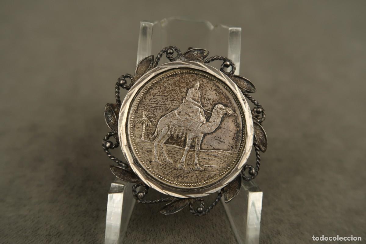 Joyeria: Antiguo Broche de Plata con moneda &Aacute;rabe - Foto 5