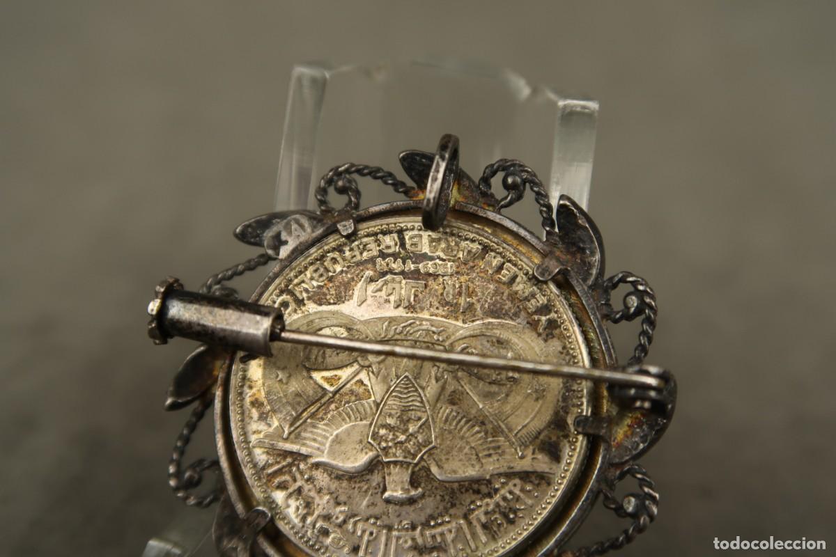 Joyeria: Antiguo Broche de Plata con moneda &Aacute;rabe - Foto 8
