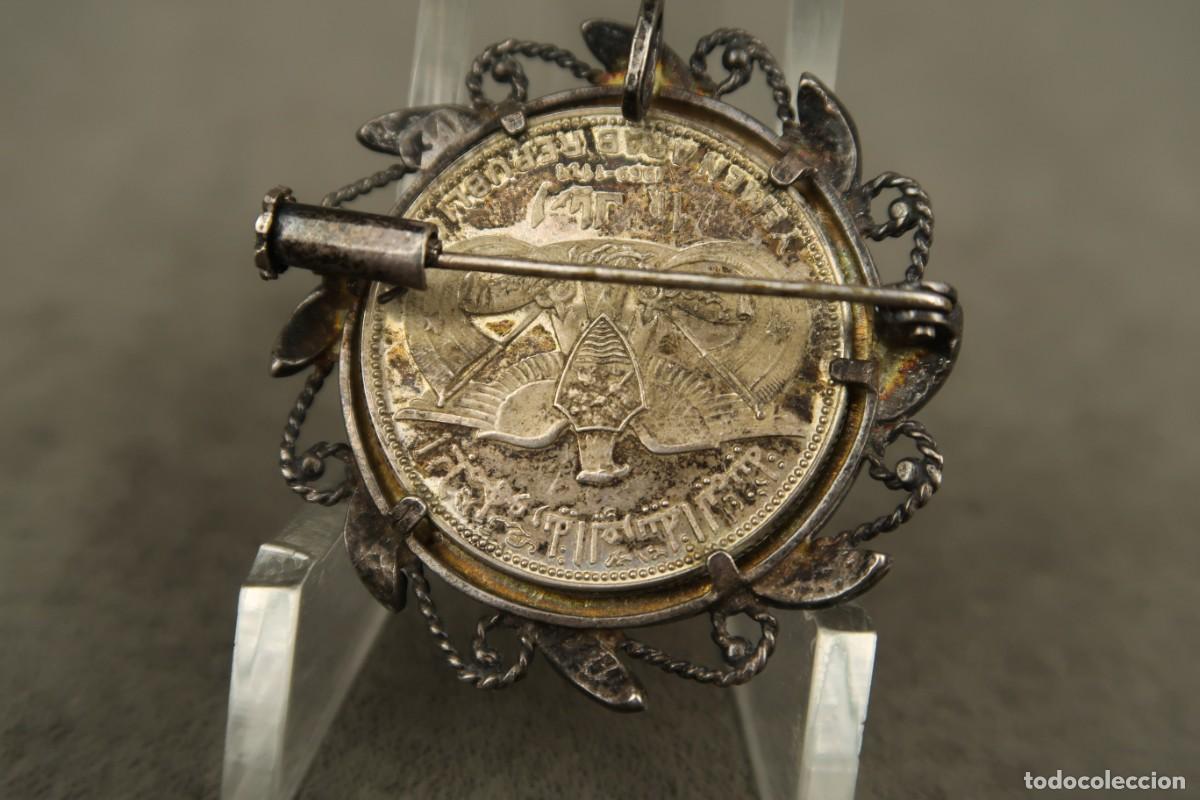 Joyeria: Antiguo Broche de Plata con moneda &Aacute;rabe - Foto 9