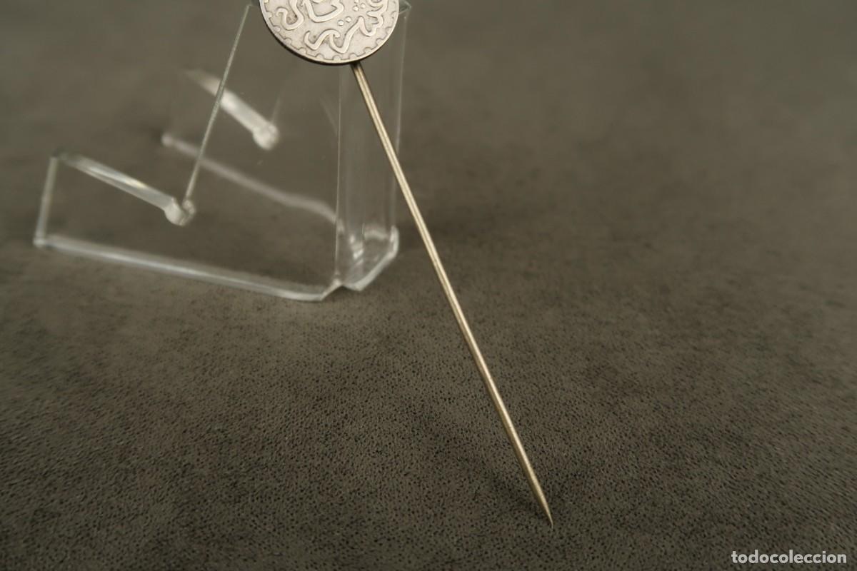 Joyeria: Antiguo Broche Alfiler de Plata con moneda &Aacute;rabe - Foto 4