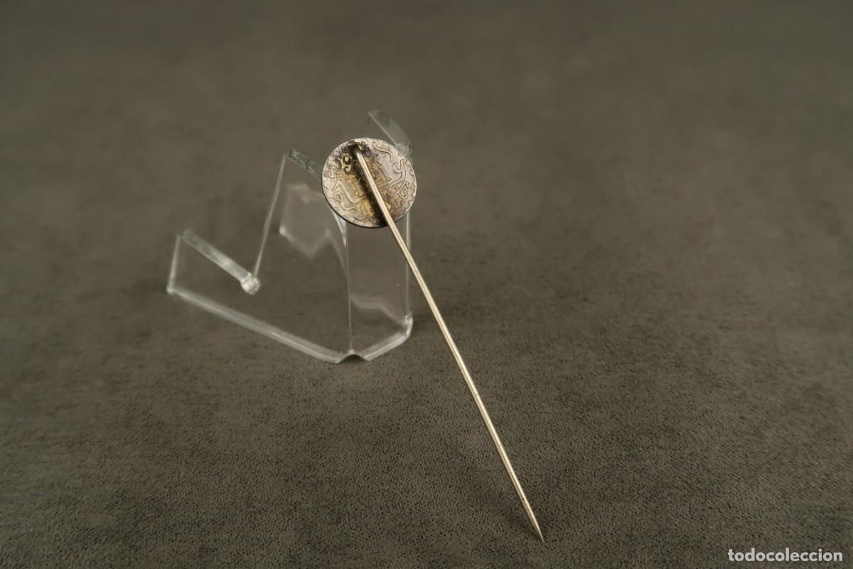 Joyeria: Antiguo Broche Alfiler de Plata con moneda &Aacute;rabe - Foto 5