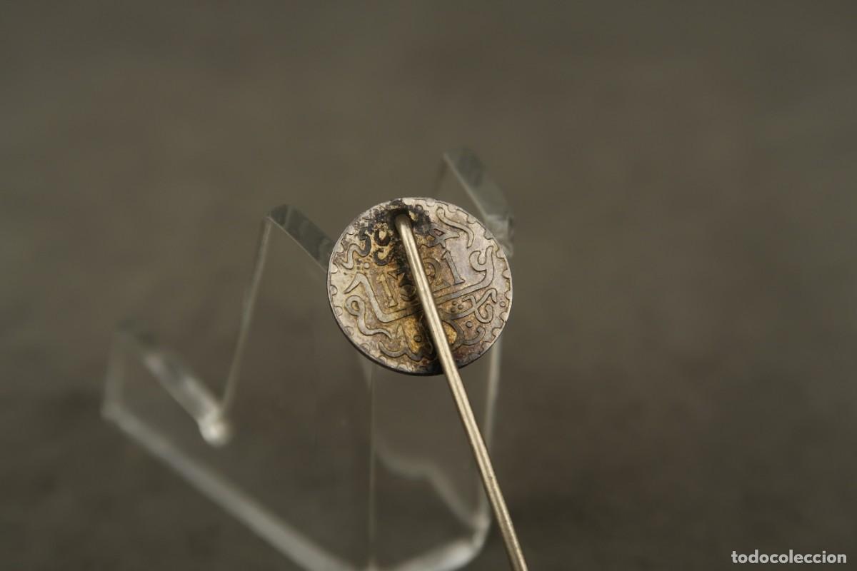 Joyeria: Antiguo Broche Alfiler de Plata con moneda &Aacute;rabe - Foto 7