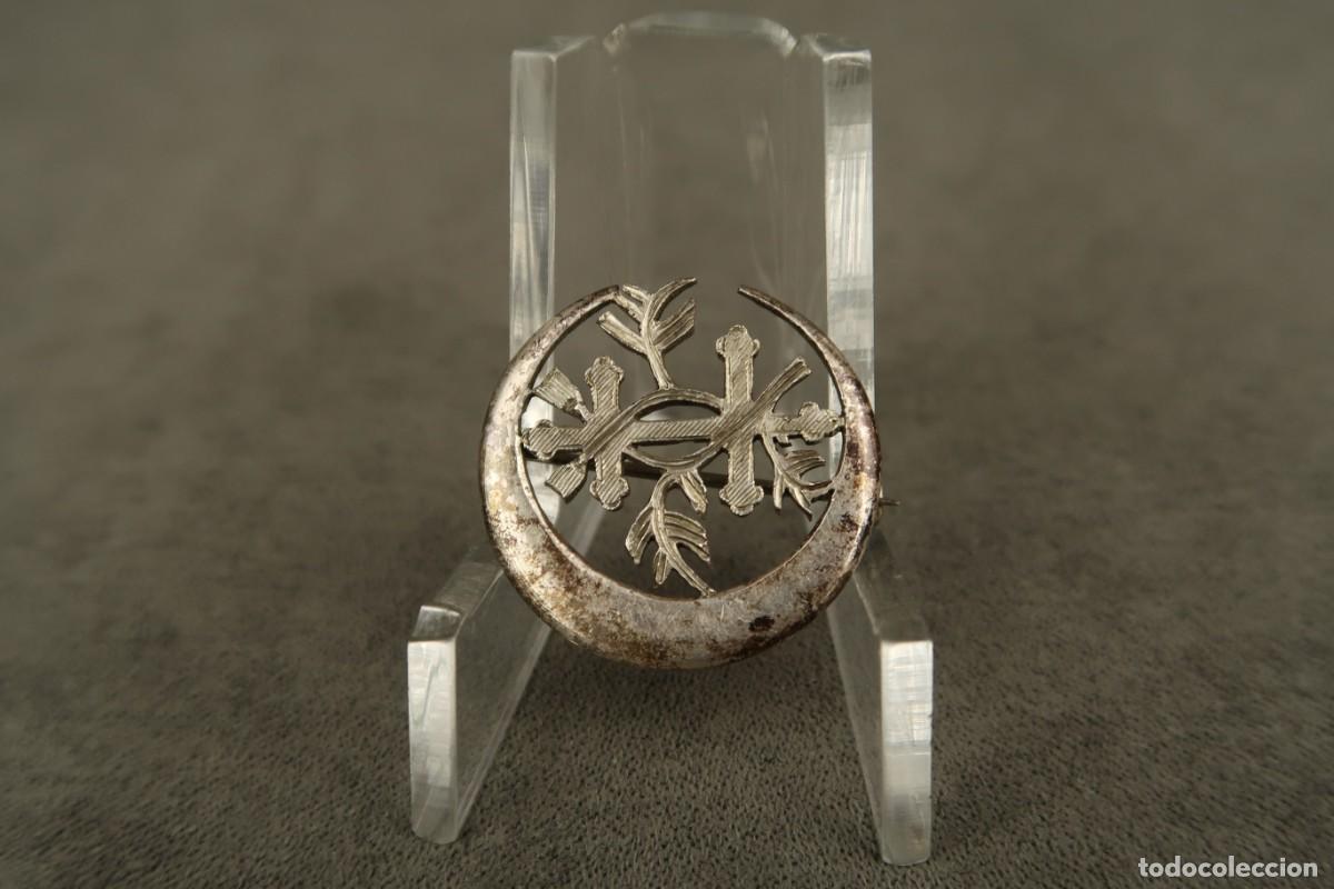 Joyeria: Antiguo Broche de Plata - Foto 2