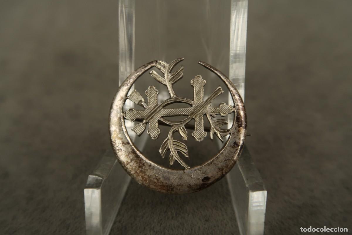 Joyeria: Antiguo Broche de Plata - Foto 3