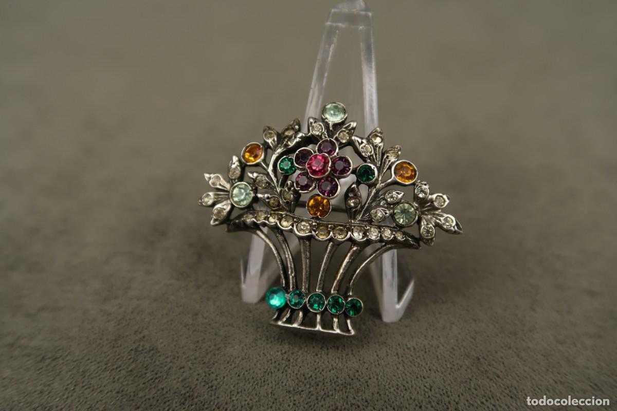 Joyeria: Antiguo Broche de Plata - Foto 3