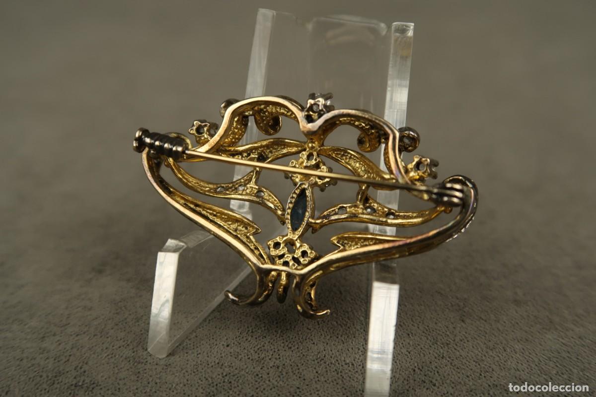 Joyeria: Antiguo Broche de Plata Dorada - Foto 14