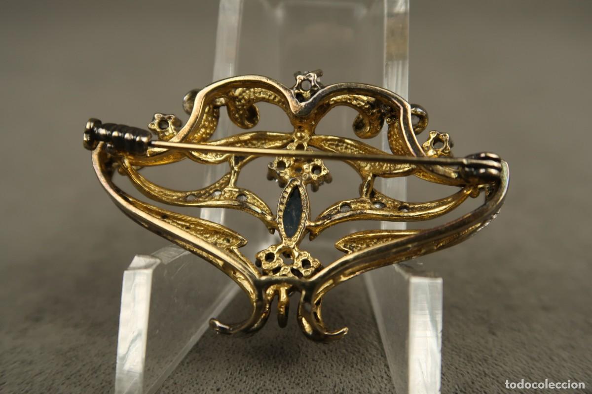 Joyeria: Antiguo Broche de Plata Dorada - Foto 15
