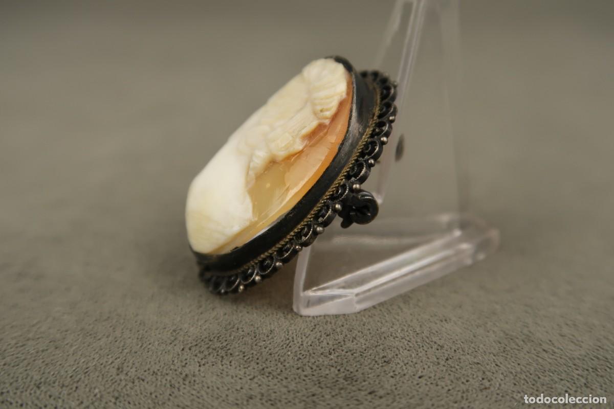 Joyeria: Antiguo Broche de Plata Camafeo - Foto 6
