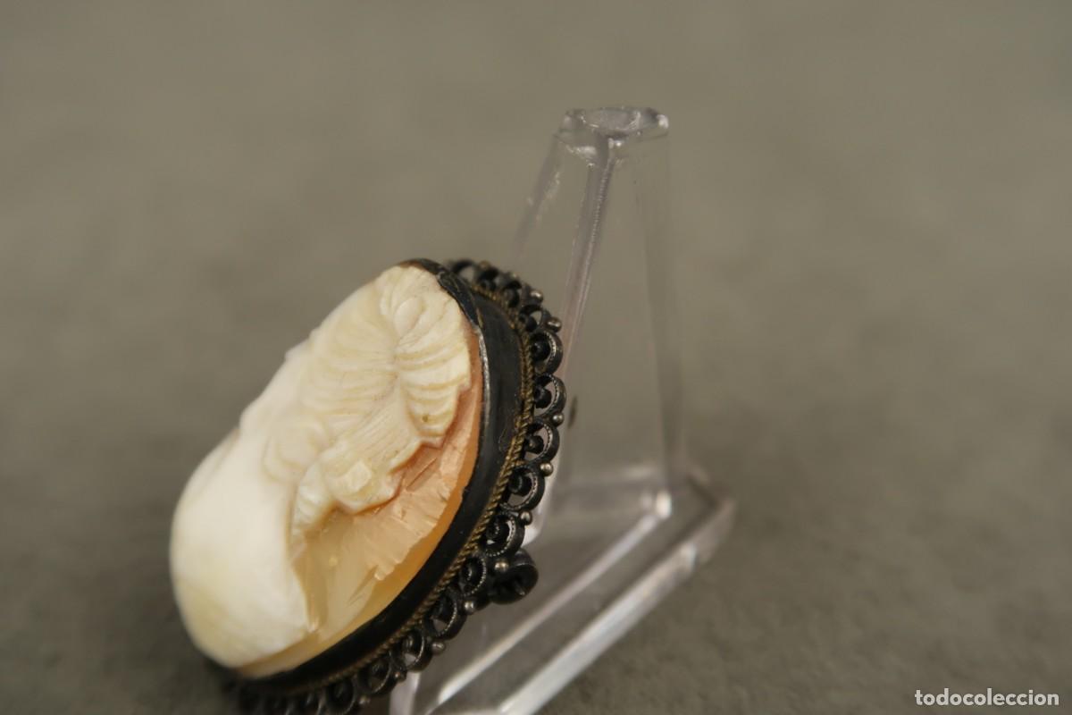 Joyeria: Antiguo Broche de Plata Camafeo - Foto 7