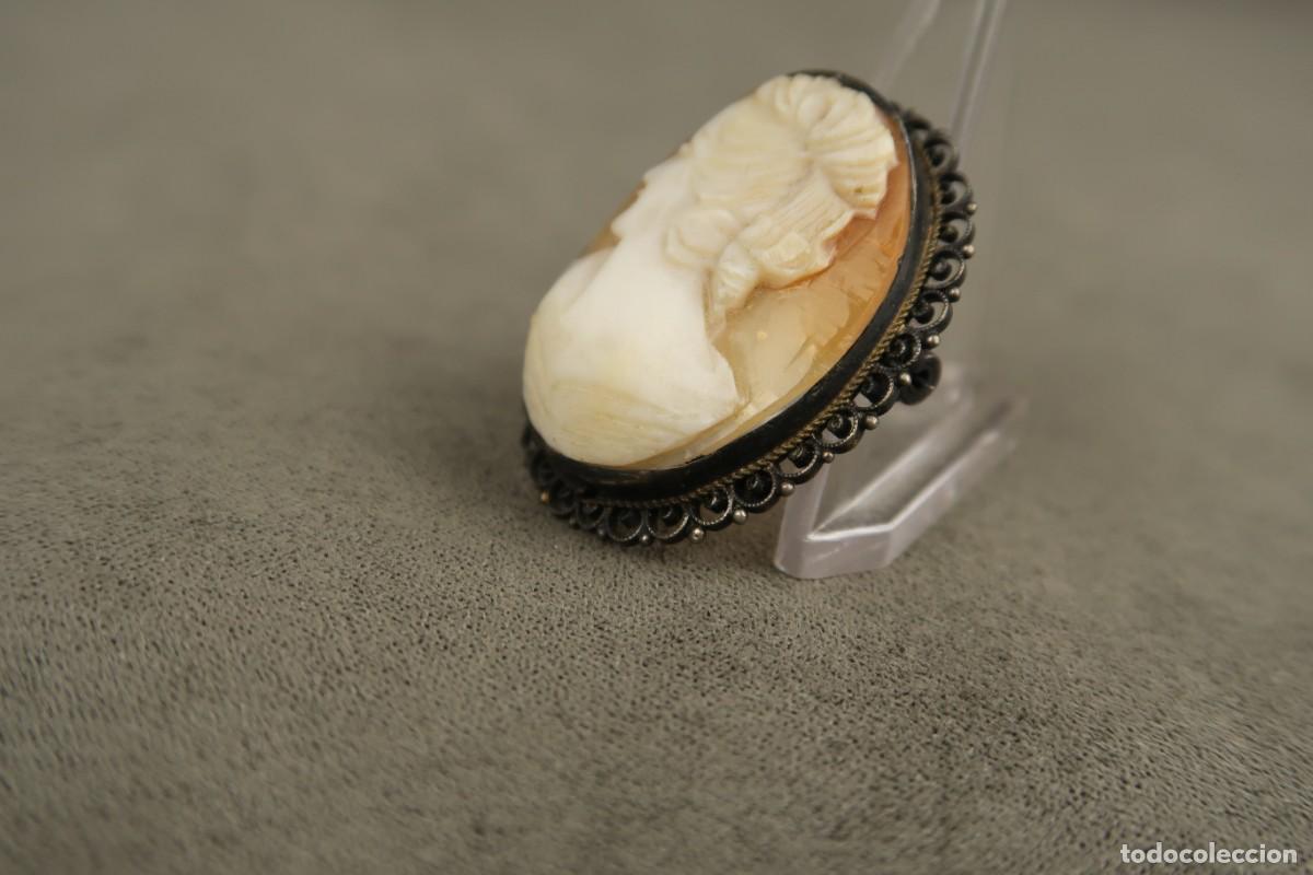 Joyeria: Antiguo Broche de Plata Camafeo - Foto 8