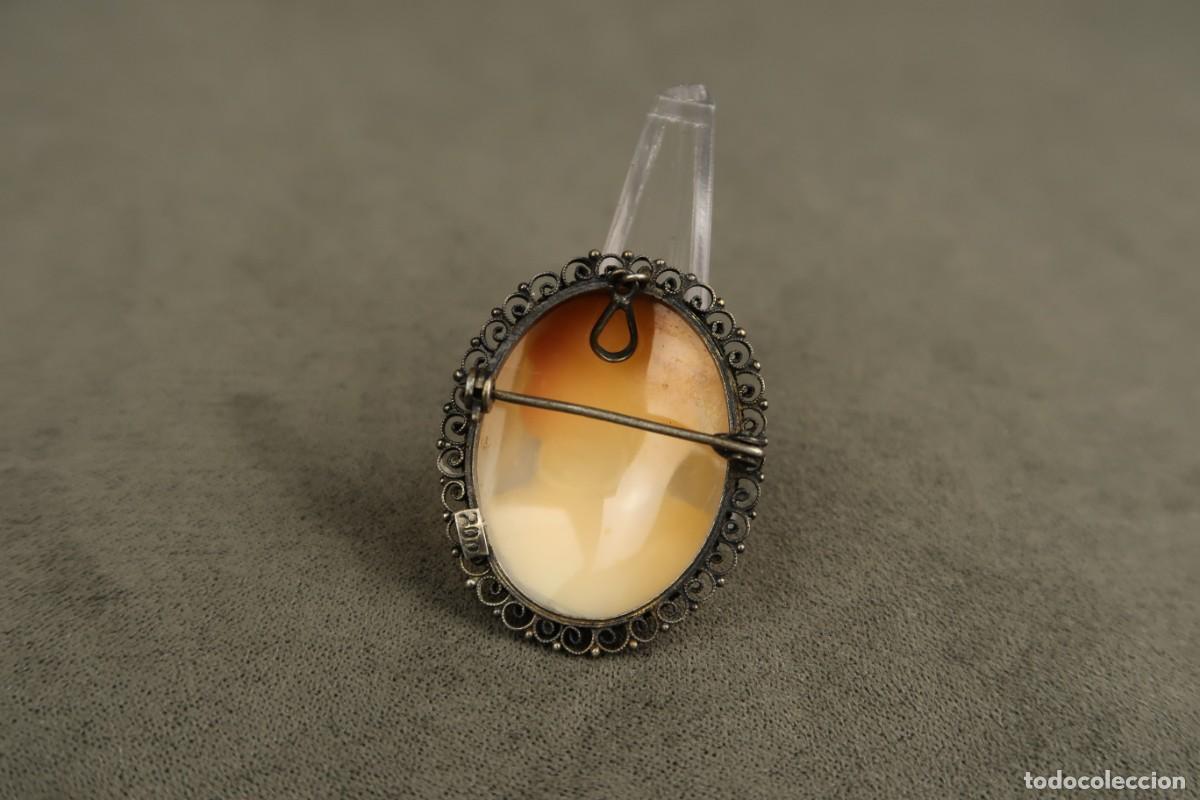 Joyeria: Antiguo Broche de Plata Camafeo - Foto 9