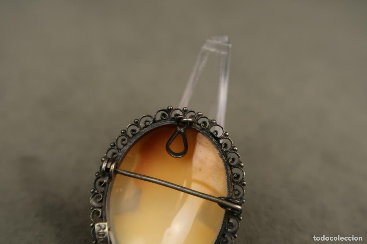 Joyeria: Antiguo Broche de Plata Camafeo - Foto 10