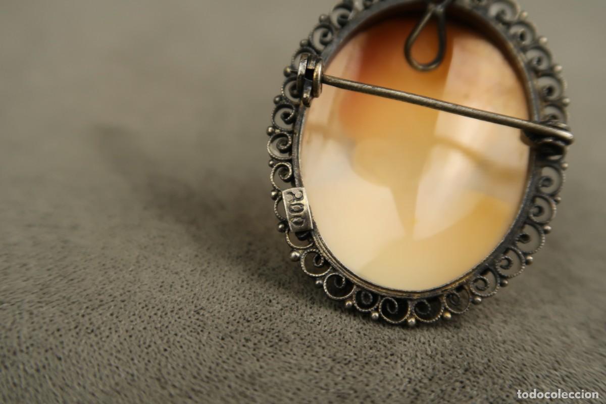 Joyeria: Antiguo Broche de Plata Camafeo - Foto 12