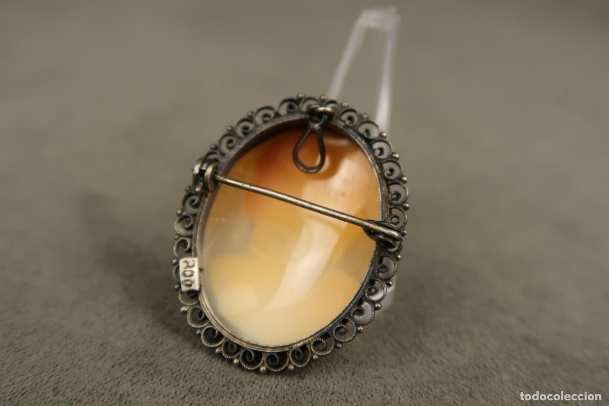 Joyeria: Antiguo Broche de Plata Camafeo - Foto 13