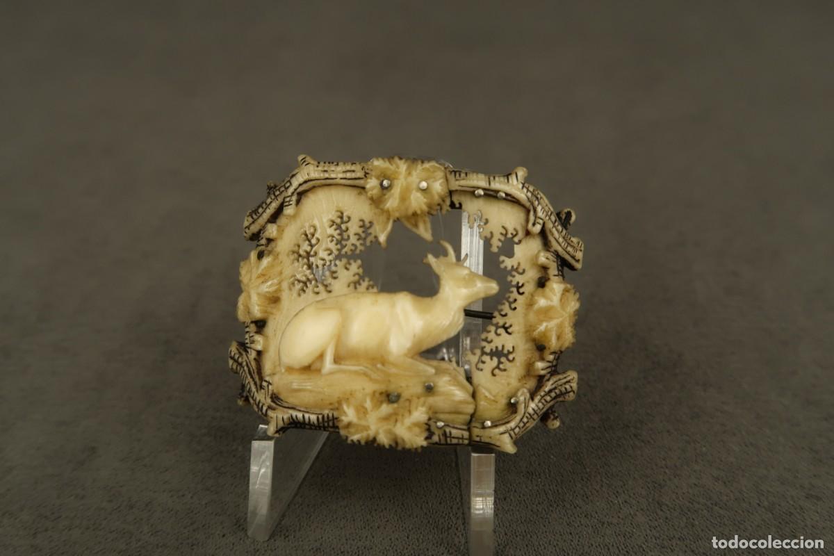 Joyeria: Antiguo Broche Siglo XIX - Foto 2