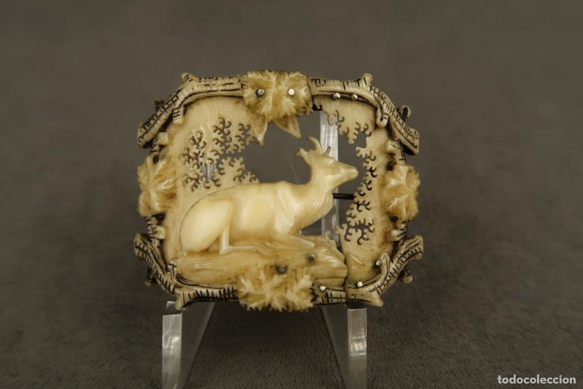 Joyeria: Antiguo Broche Siglo XIX - Foto 3