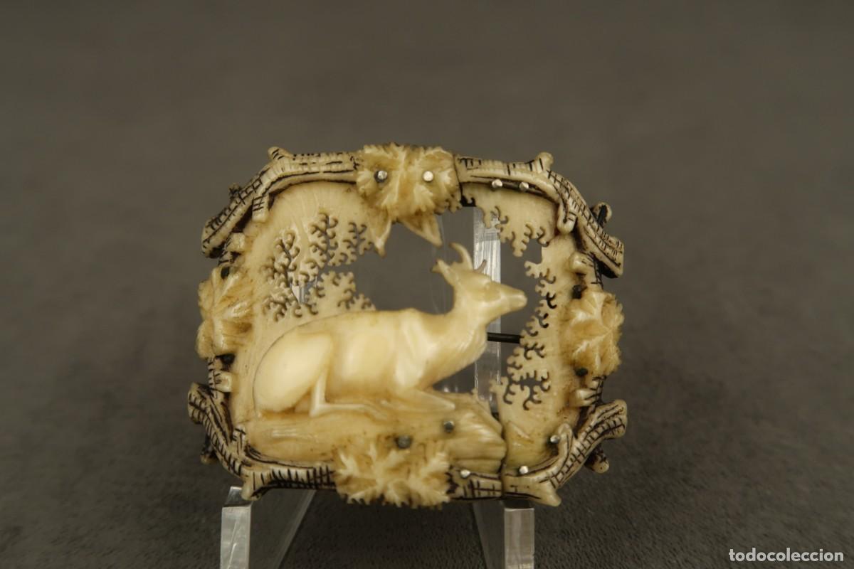 Joyeria: Antiguo Broche Siglo XIX - Foto 5