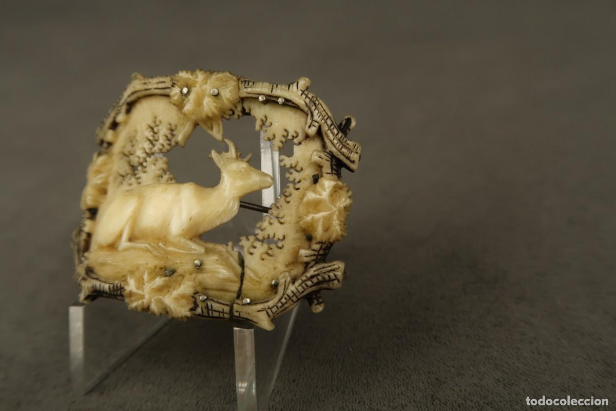 Joyeria: Antiguo Broche Siglo XIX - Foto 6