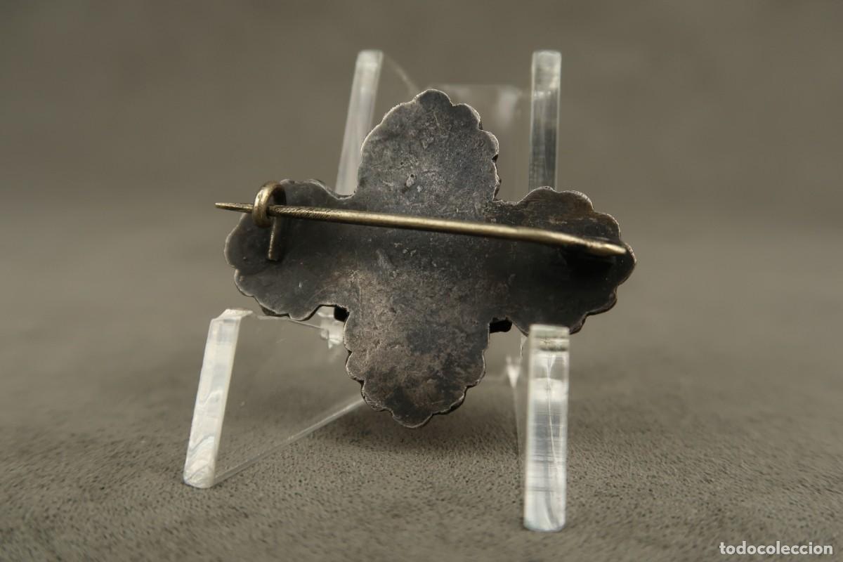 Joyeria: Antiguo Broche de Plata y Cristal de Murano - Foto 7