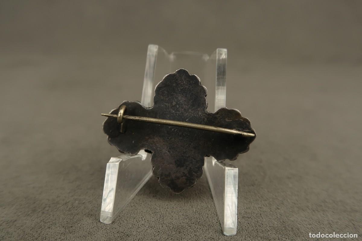 Joyeria: Antiguo Broche de Plata y Cristal de Murano - Foto 9