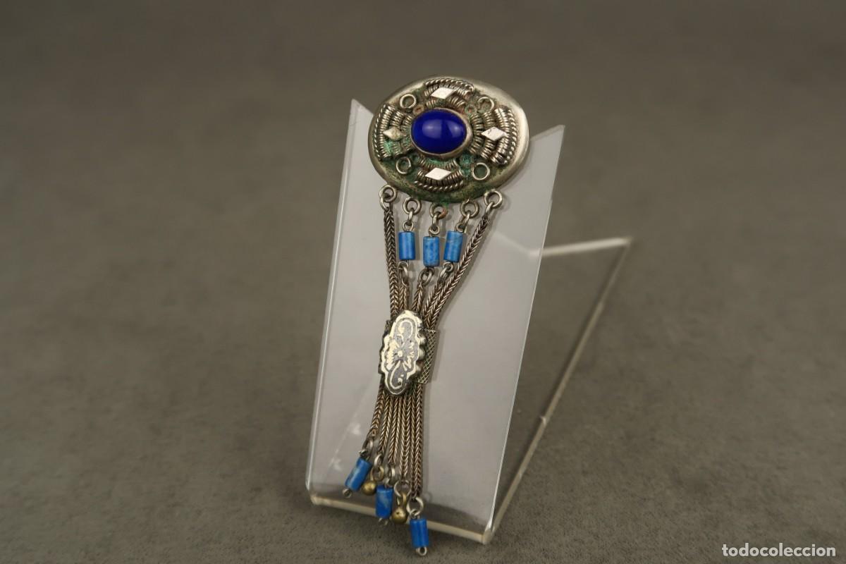 Joyeria: Antiguo Broche de Plata Nielada - Foto 1