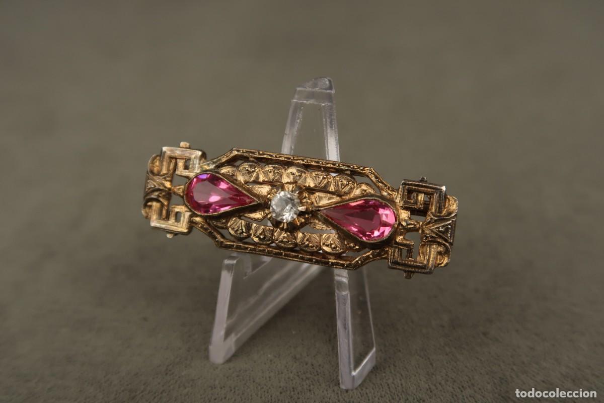 Joyeria: Antiguo Broche Art Deco - Foto 3