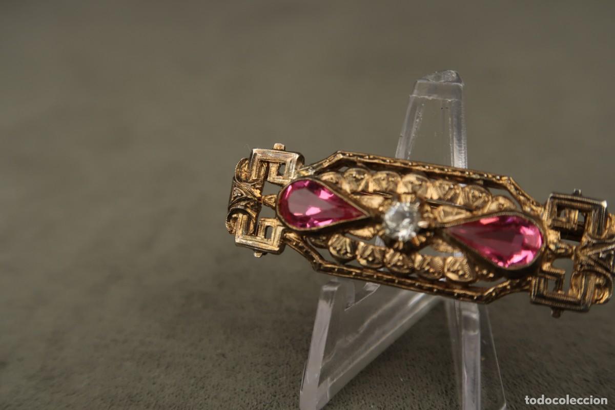 Joyeria: Antiguo Broche Art Deco - Foto 4
